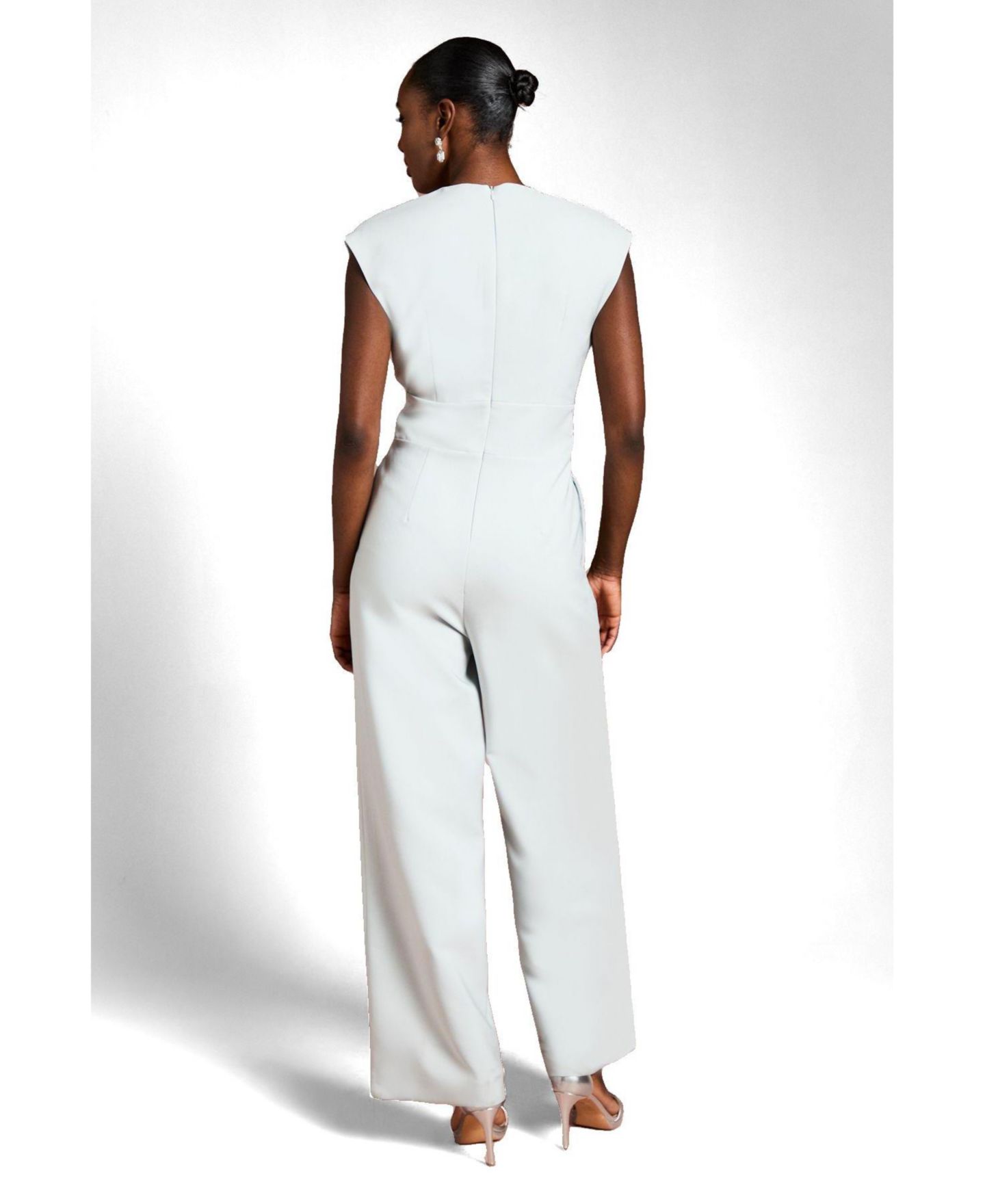 Женский комбинезон Coast Belted Wide-Leg Jumpsuit, цвет: Шалфейный — фото 2