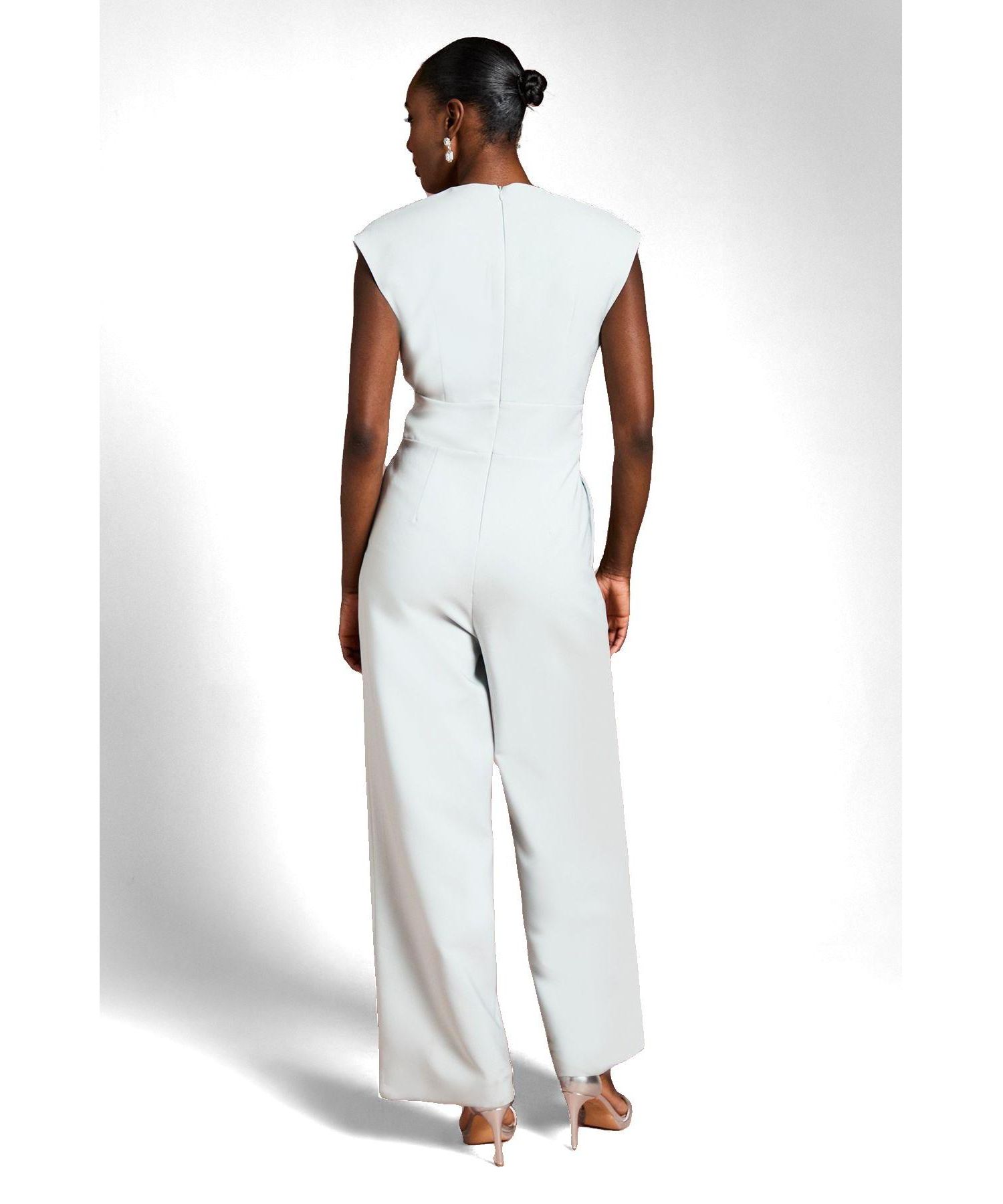 Women's Belted Wide-Leg Jumpsuit