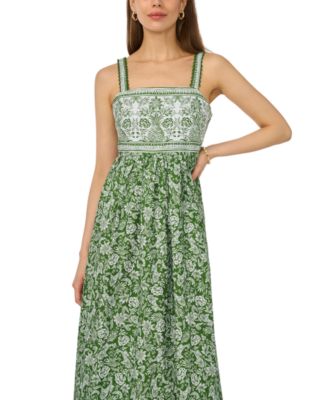 green floral dress macys Women's Green Floral Work Dresses
