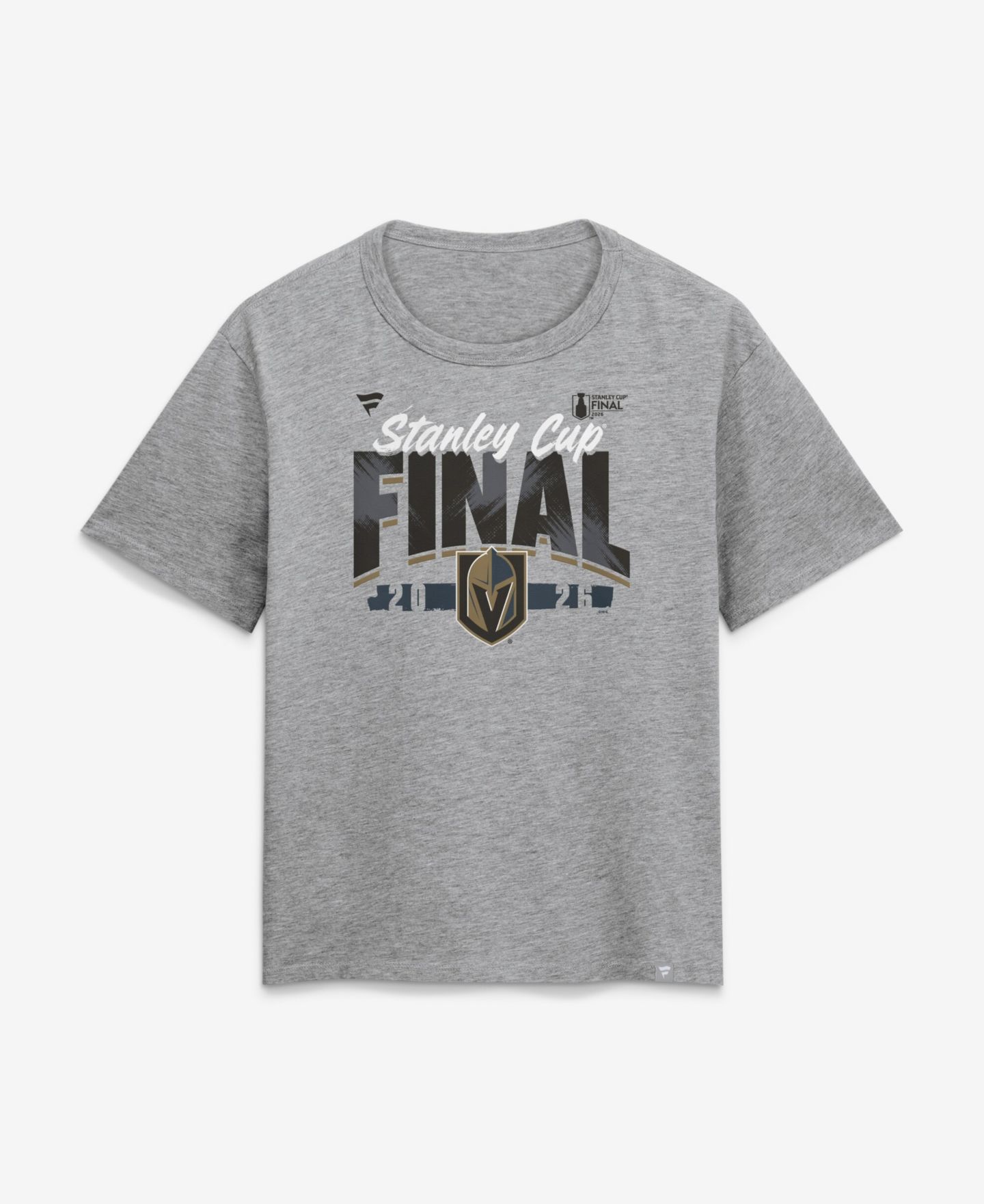 Женская футболка Fanatics Heather Gray Vegas Golden Knights 2026 Stanley Cup Final Roster — фото 3