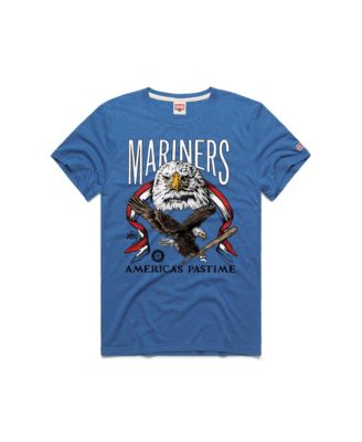 Men's Royal Seattle Mariners America's Pastime Tri-Blend T-Shirt
