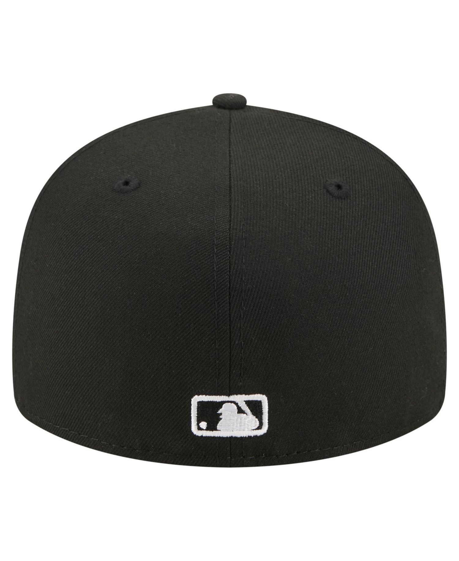 Men's Black New York Mets Americana Bald Eagle Pre-Curved 59FIFTY Fitted Hat
