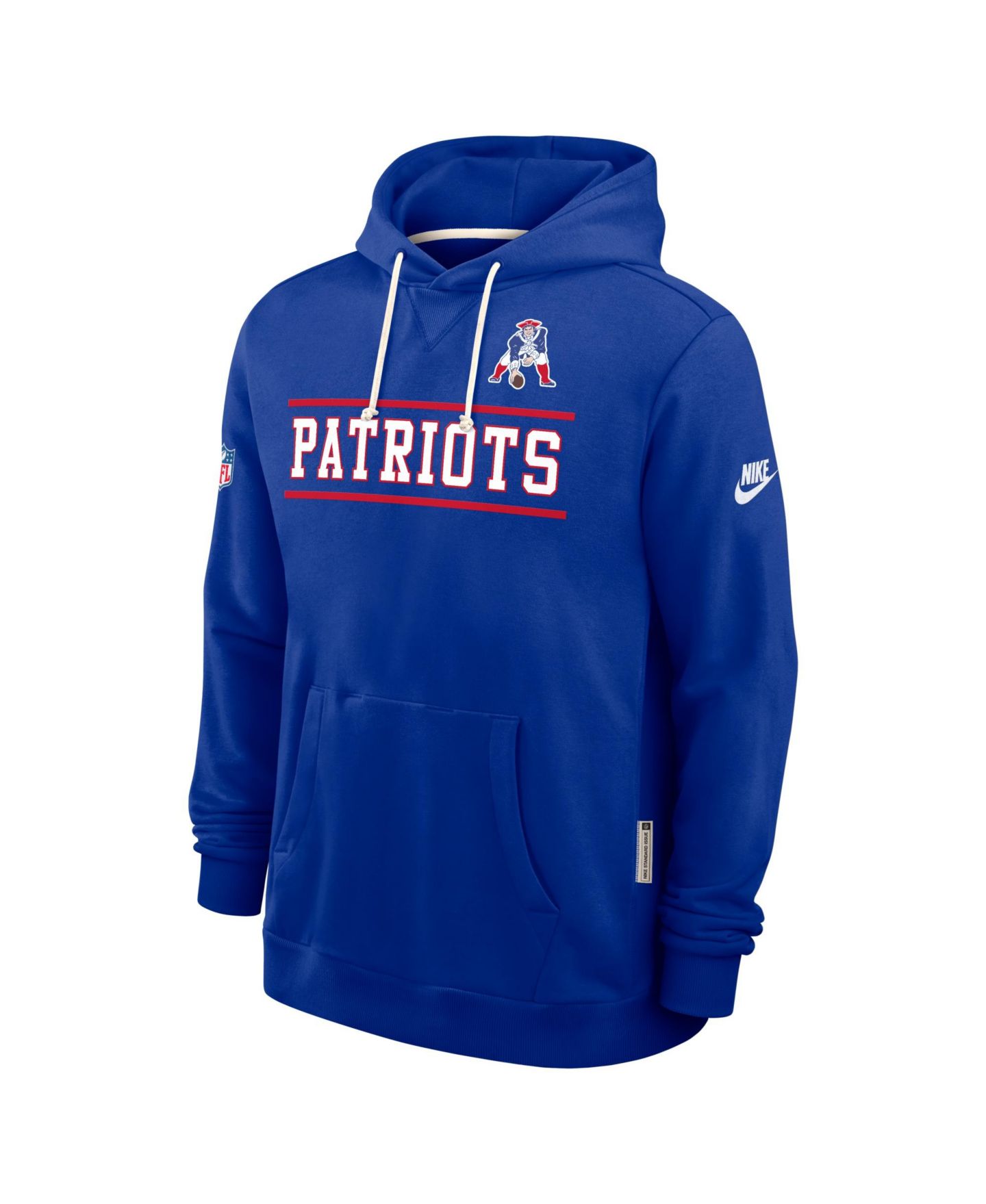 Мужское худи Nike Royal New England Patriots Alt Sideline Standard Issue Dri-FIT — фото 4