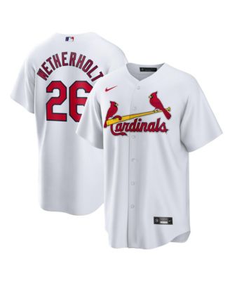 Men's JJ Wetherholt White St. Louis Cardinals Home Replica Jersey