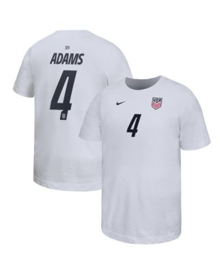 Big Boys and Girls Tyler Adams White USMNT Home Player Name & Number T-Shirt