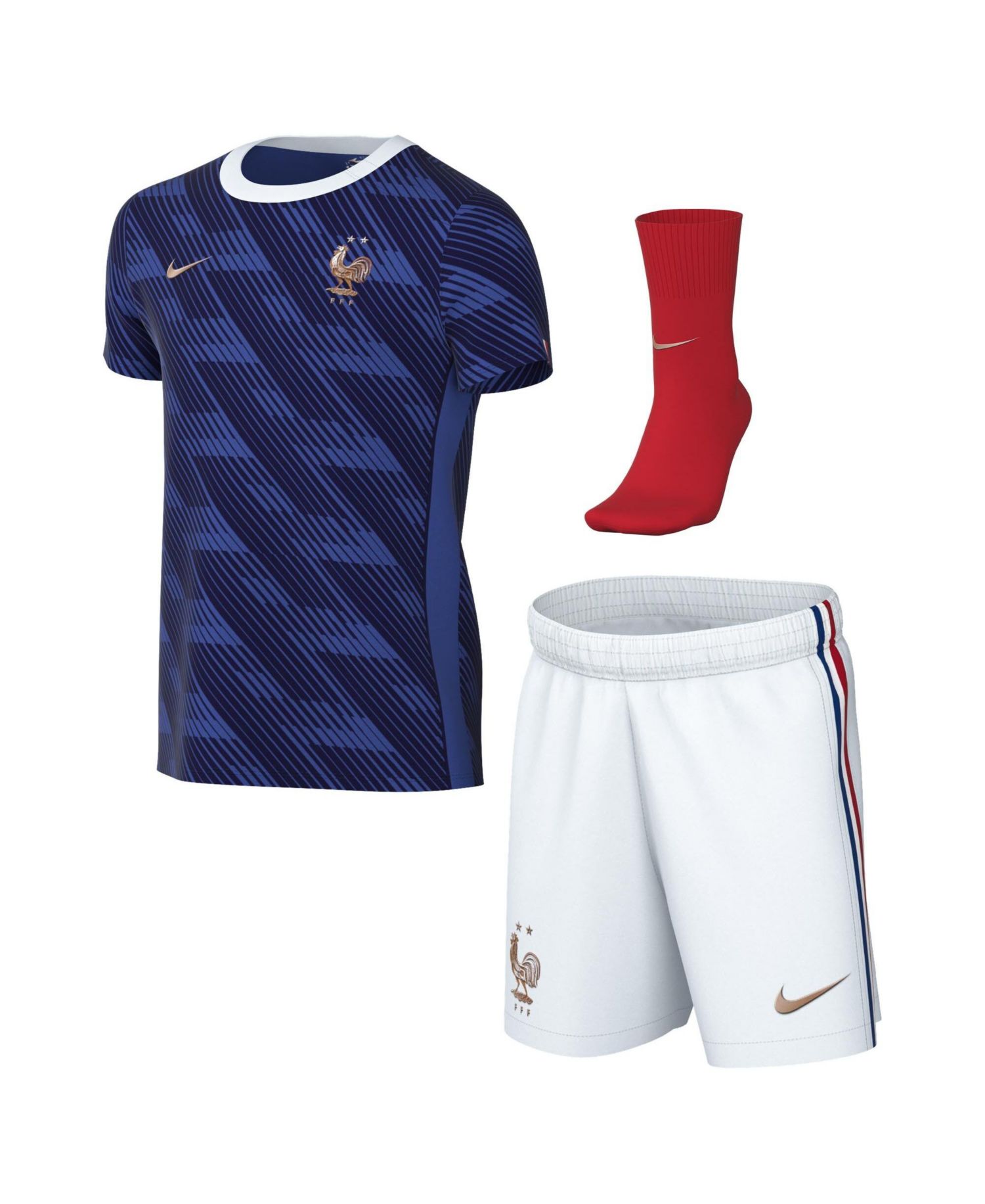 Baby Boys and Girls France National Team 2026 Home Stadium Replica Kit