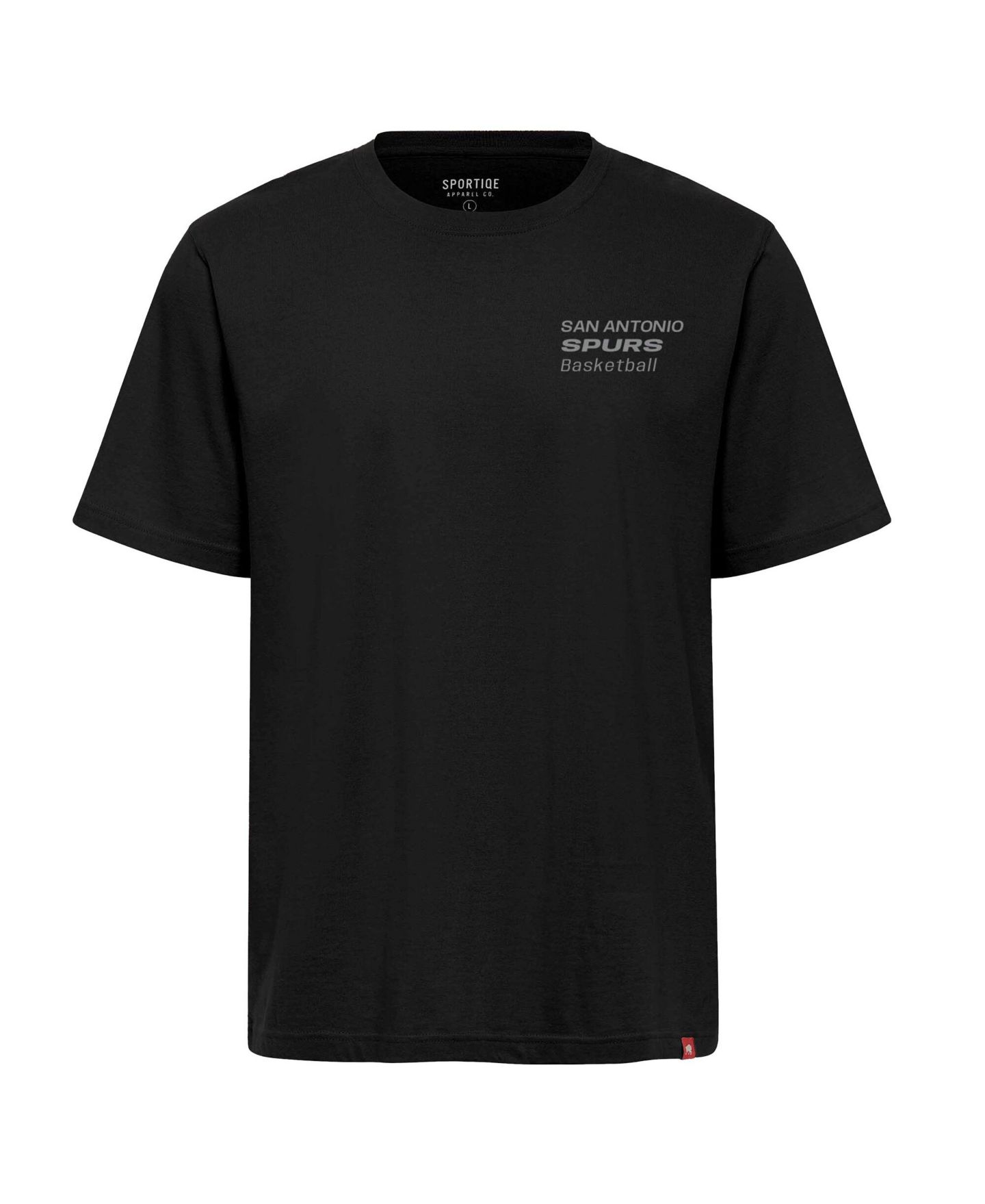 Футболка Sportiqe Black San Antonio Spurs Duke Premium — фото 3