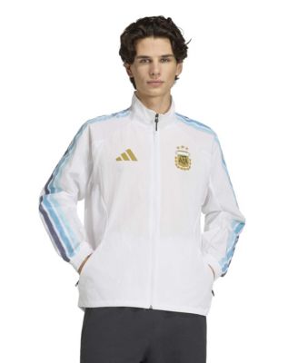 Men's White Argentina National Team 2026 Home Full-Zip Game Day Anthem Jacket