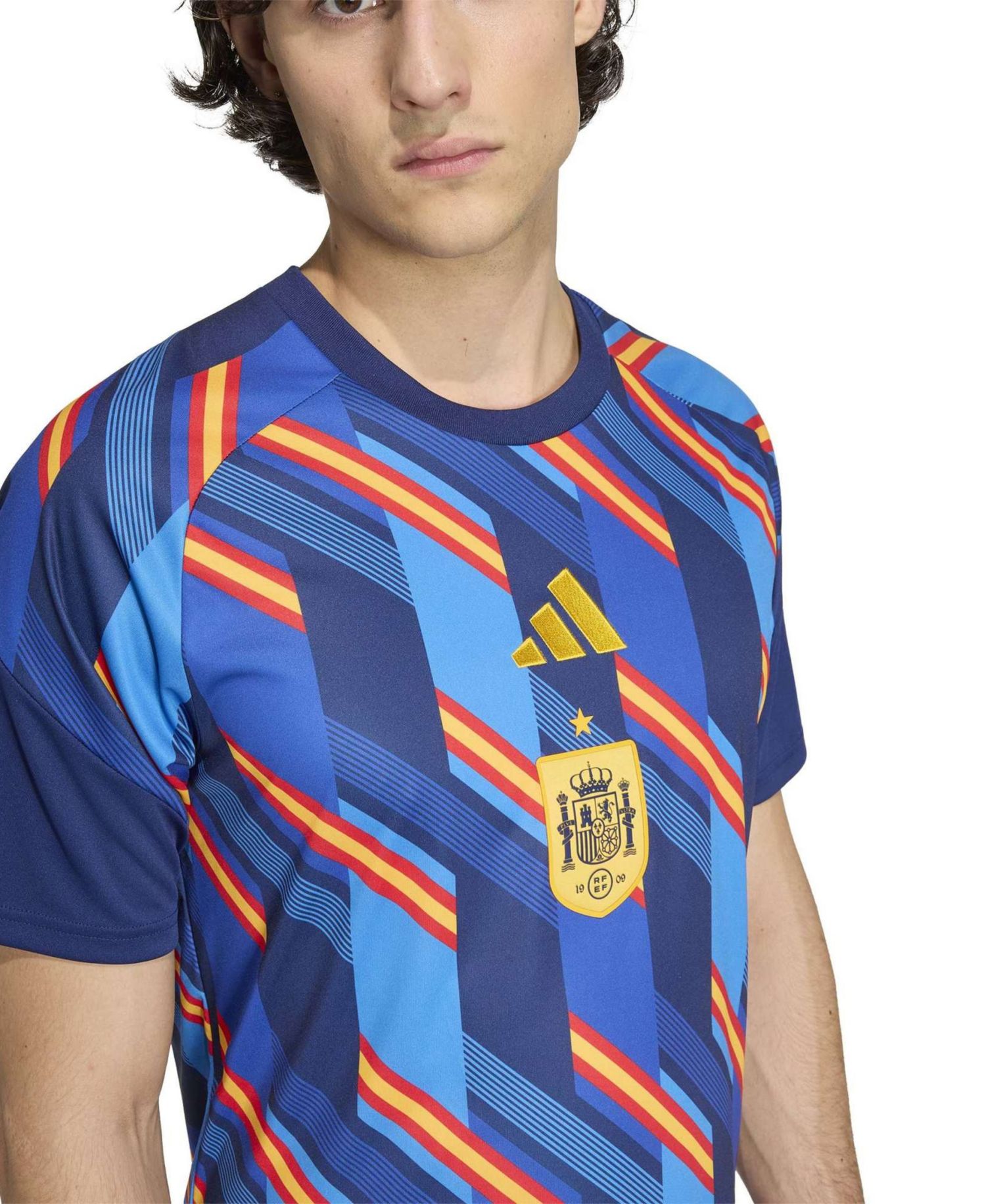 Men's Navy Spain National Team 2026 Pre-Match Jersey