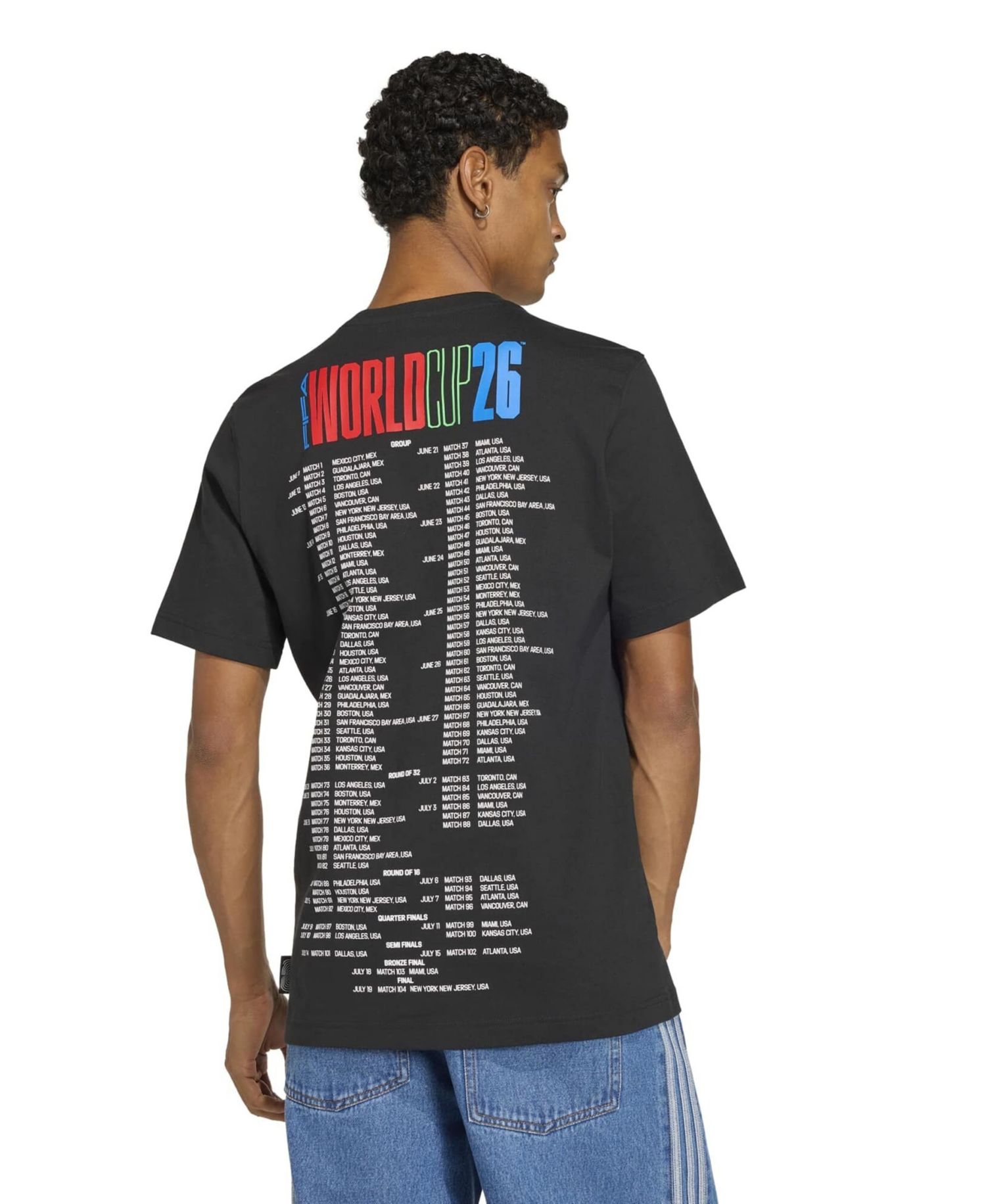 Men's Black 2026 FIFA World Cup Tour T-Shirt