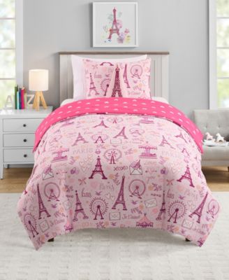 Kids Patterned 3-Piece Comforter Set, Twin