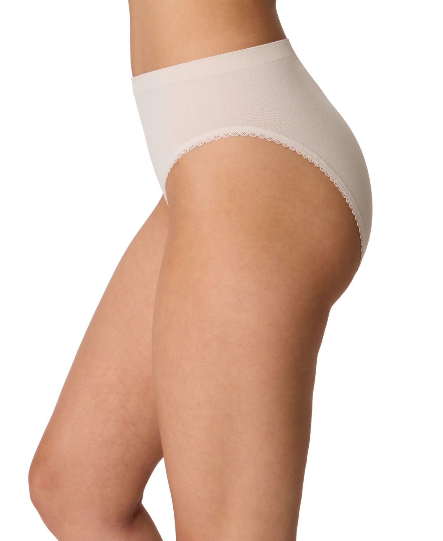 Women's Seamless High-Cut Brief Panty, DMSMLC