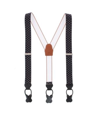 Men's The Micro Bow Classic Elastic Button End Suspenders