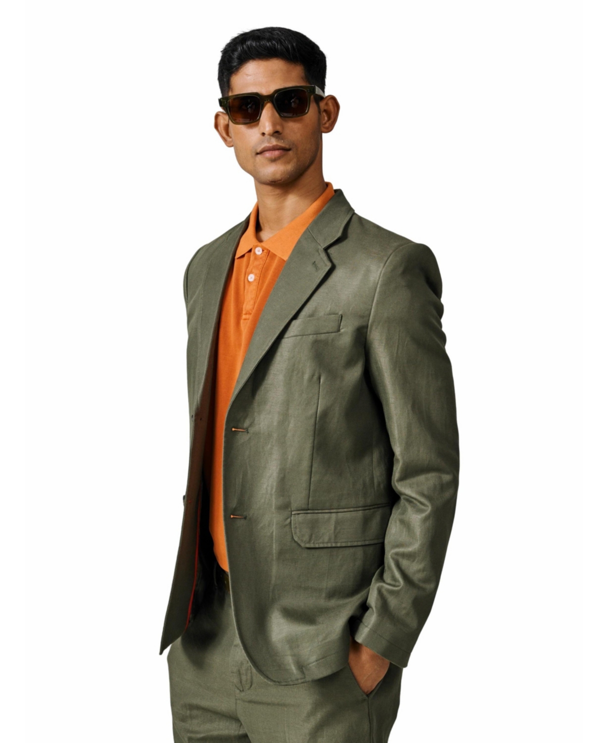 Aubin Men's Axholme Tailored Linen Blend Blazer