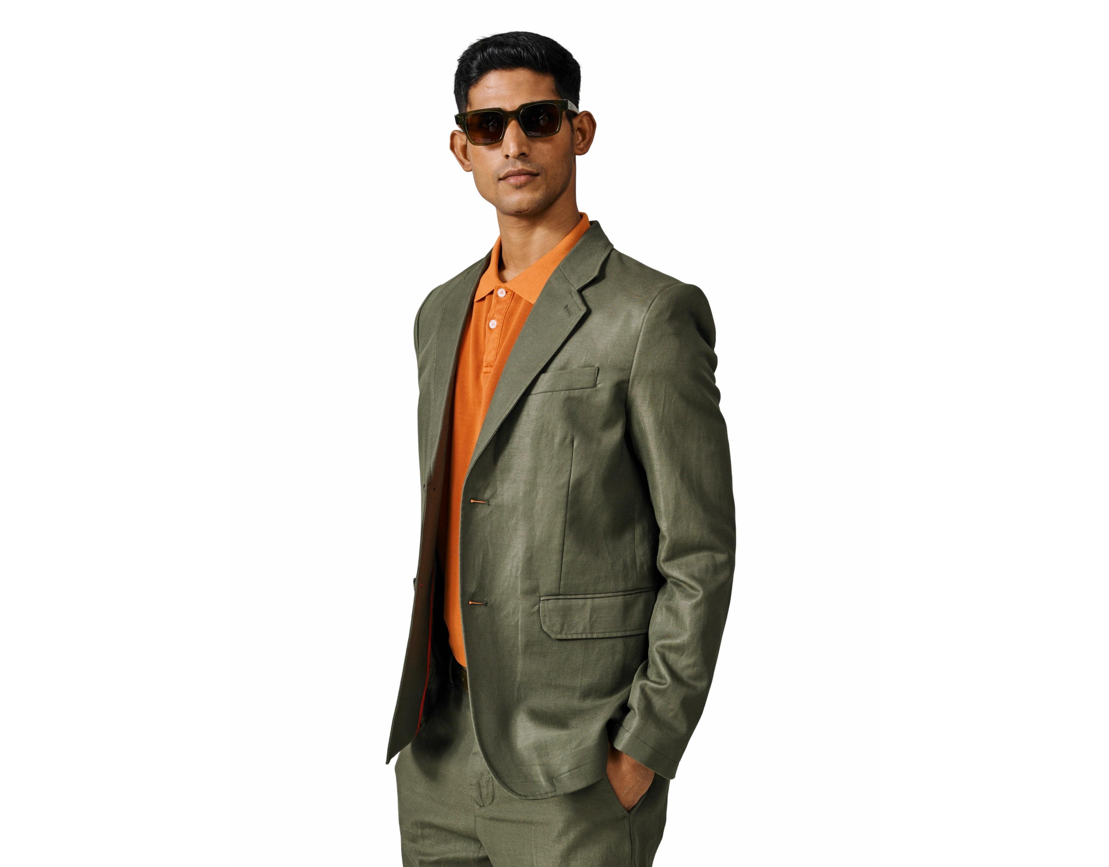 Aubin Men's Axholme Tailored Linen Blend Blazer