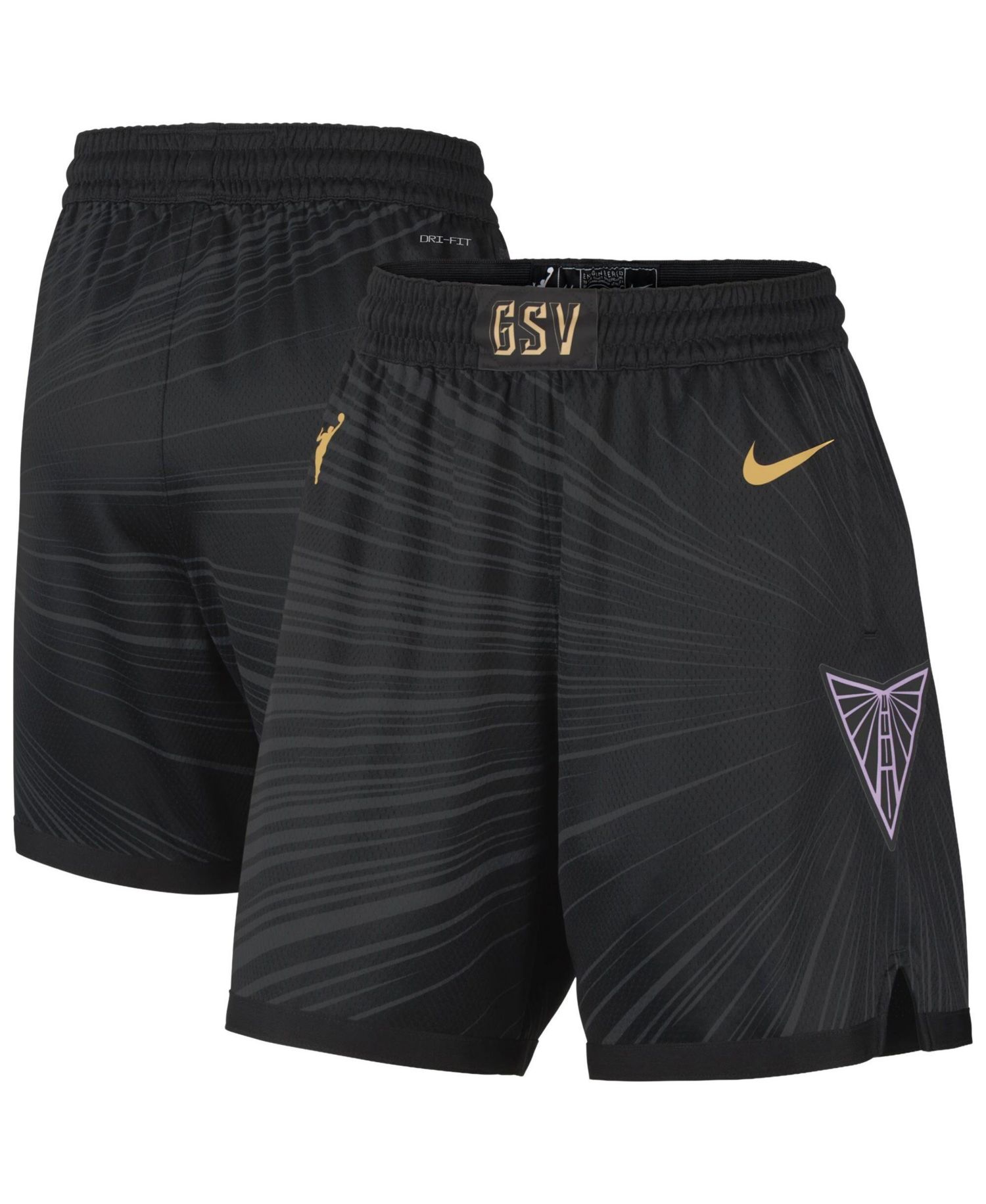 Women's Black Golden State Valkyries 2026 On-Court Dri-FIT Victory Rebel Edition Shorts