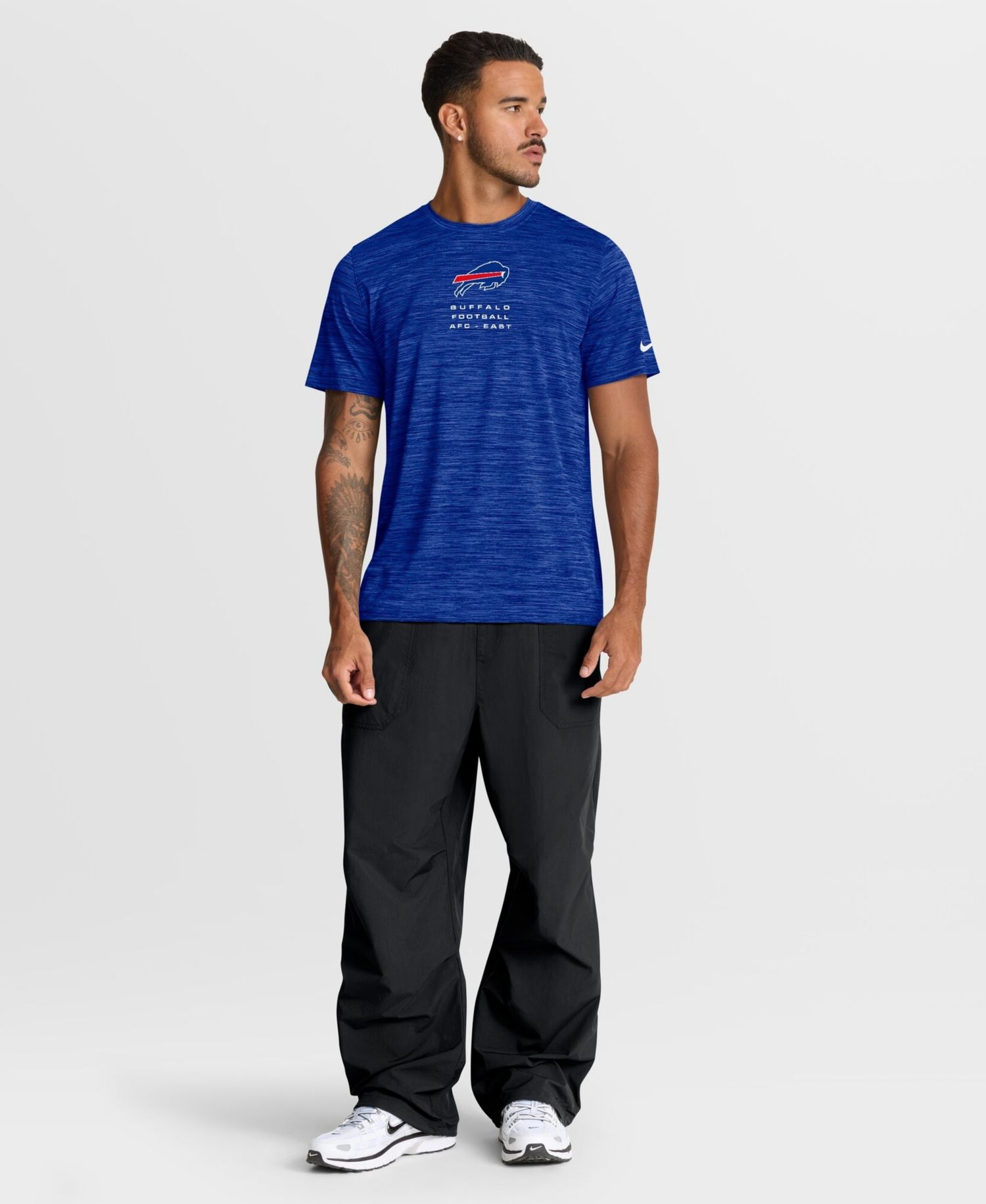 Men's Royal Buffalo Bills Velocity Ball Carrier Dri-FIT T-Shirt
