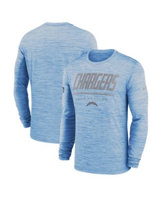 Men's Powder Blue Los Angeles Chargers Sideline Offensive Transition Velocity Dri-FIT Long Sleeve T-Shirt