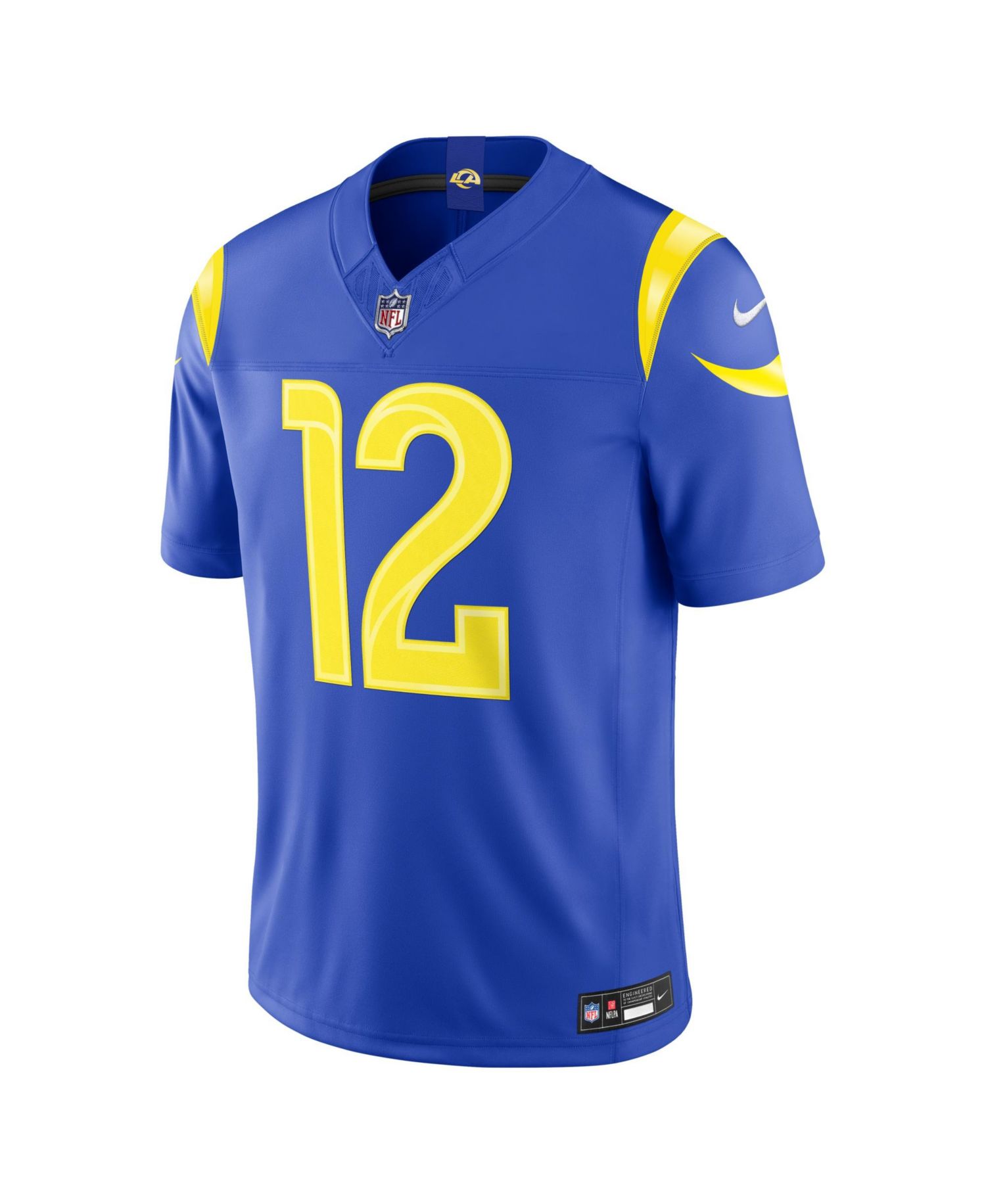 Men's Puka Nacua Royal Los Angeles Rams Vapor F.U.S.E. Stitched Limited Jersey
