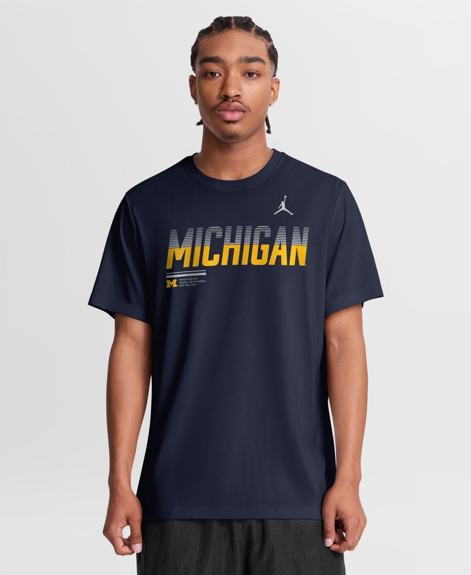 Men's Navy Michigan Wolverines Sideline Legend Dri-FIT T-Shirt