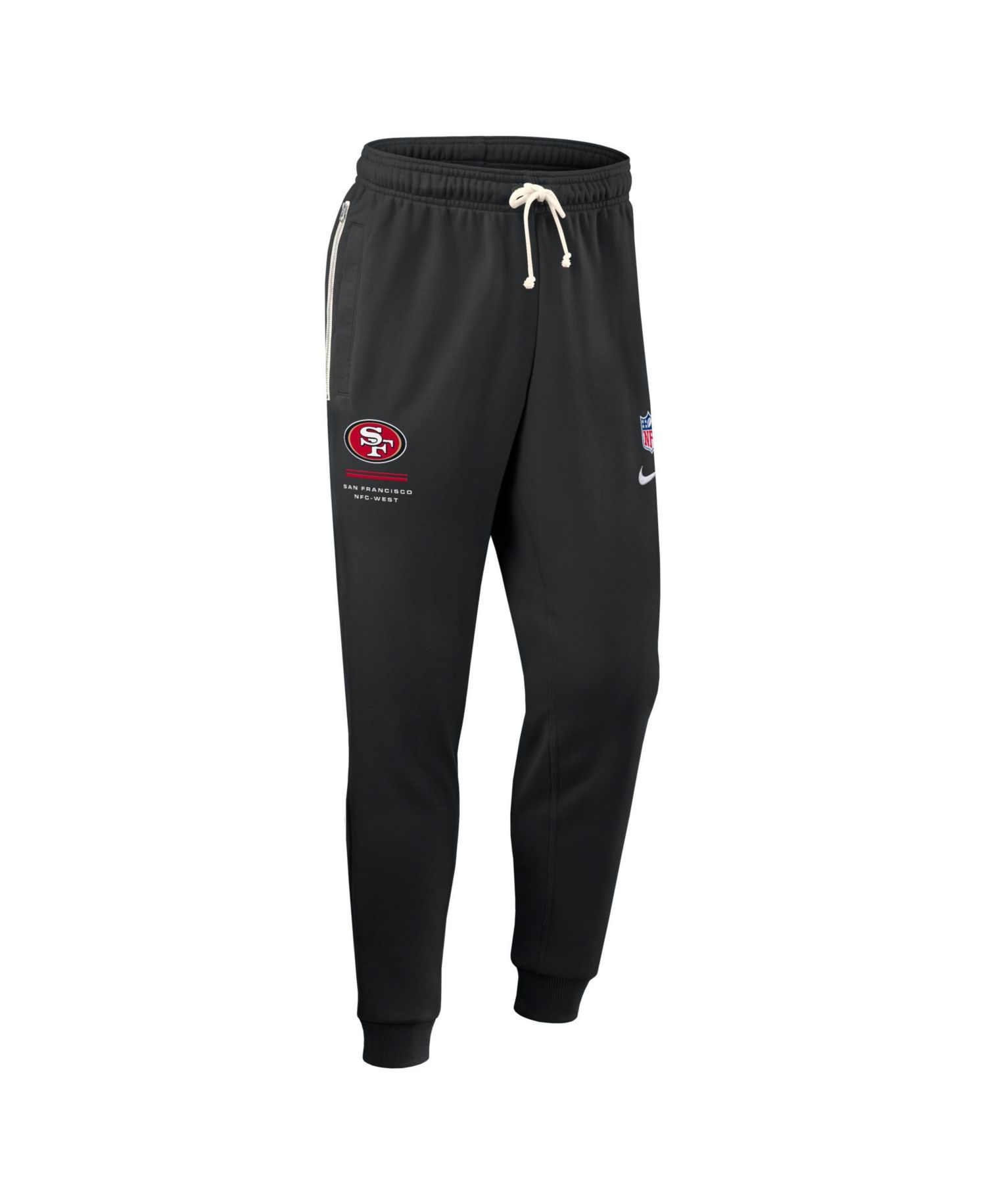 Men's Black San Francisco 49ers Sideline Standard Issue Dri-FIT Taper Pants