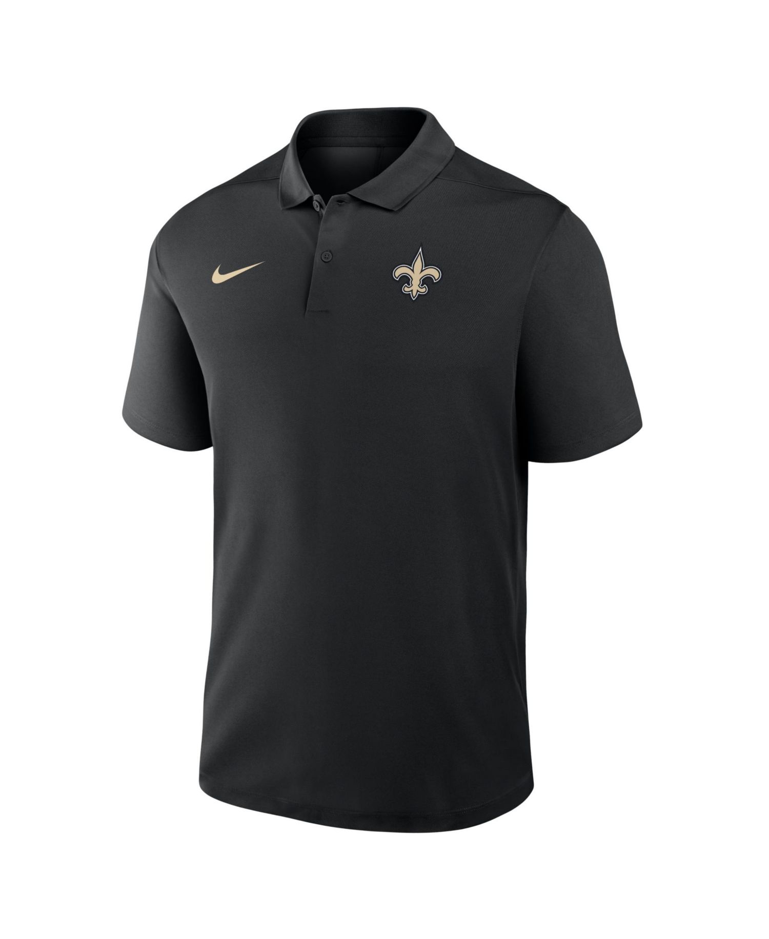 Men's Black New Orleans Saints Dri-FIT Victory Polo Shirt