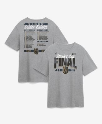 Men's Heather Gray Vegas Golden Knights 2026 Stanley Cup Final Roster T-Shirt