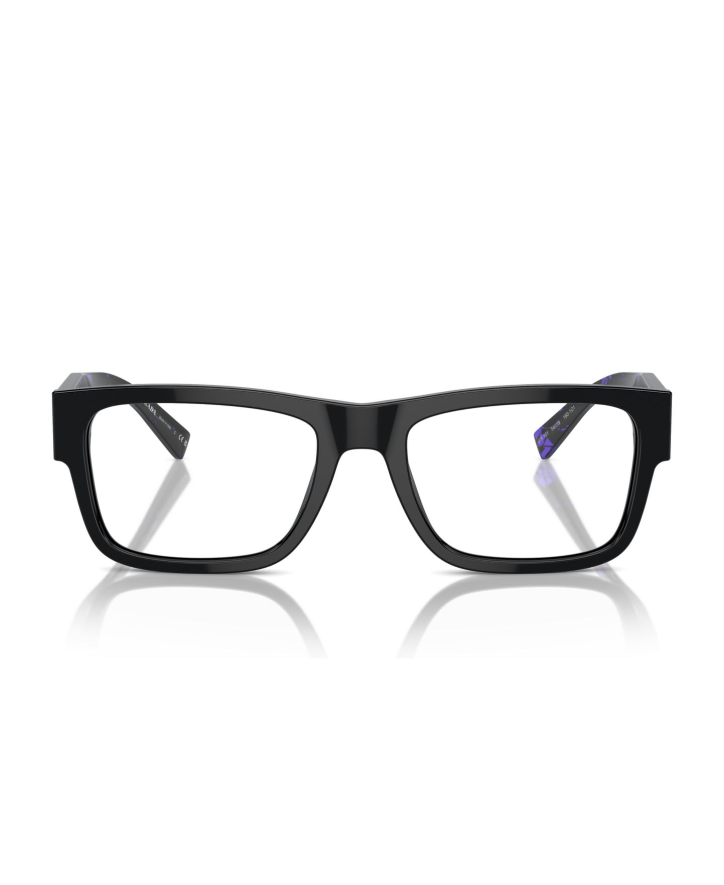 Мужские очки PRADA Eyeglasses, PR 15YV, цвет: Чёрный — фото 2