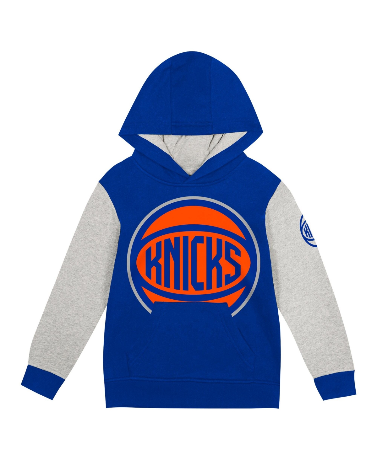 Outerstuff Toddler Blue New York Knicks Fair Catch Fleece Pullover Hoodie
