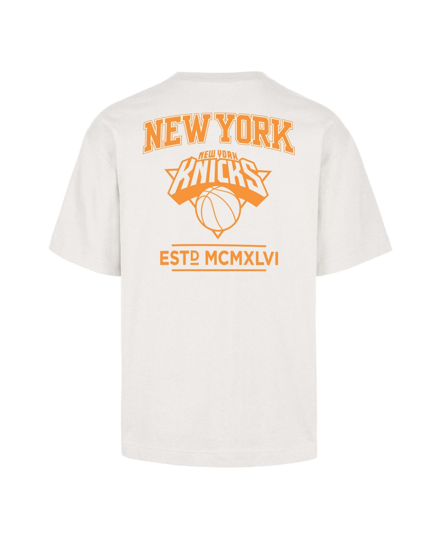 Men's Cream New York Knicks Foundation T-Shirt