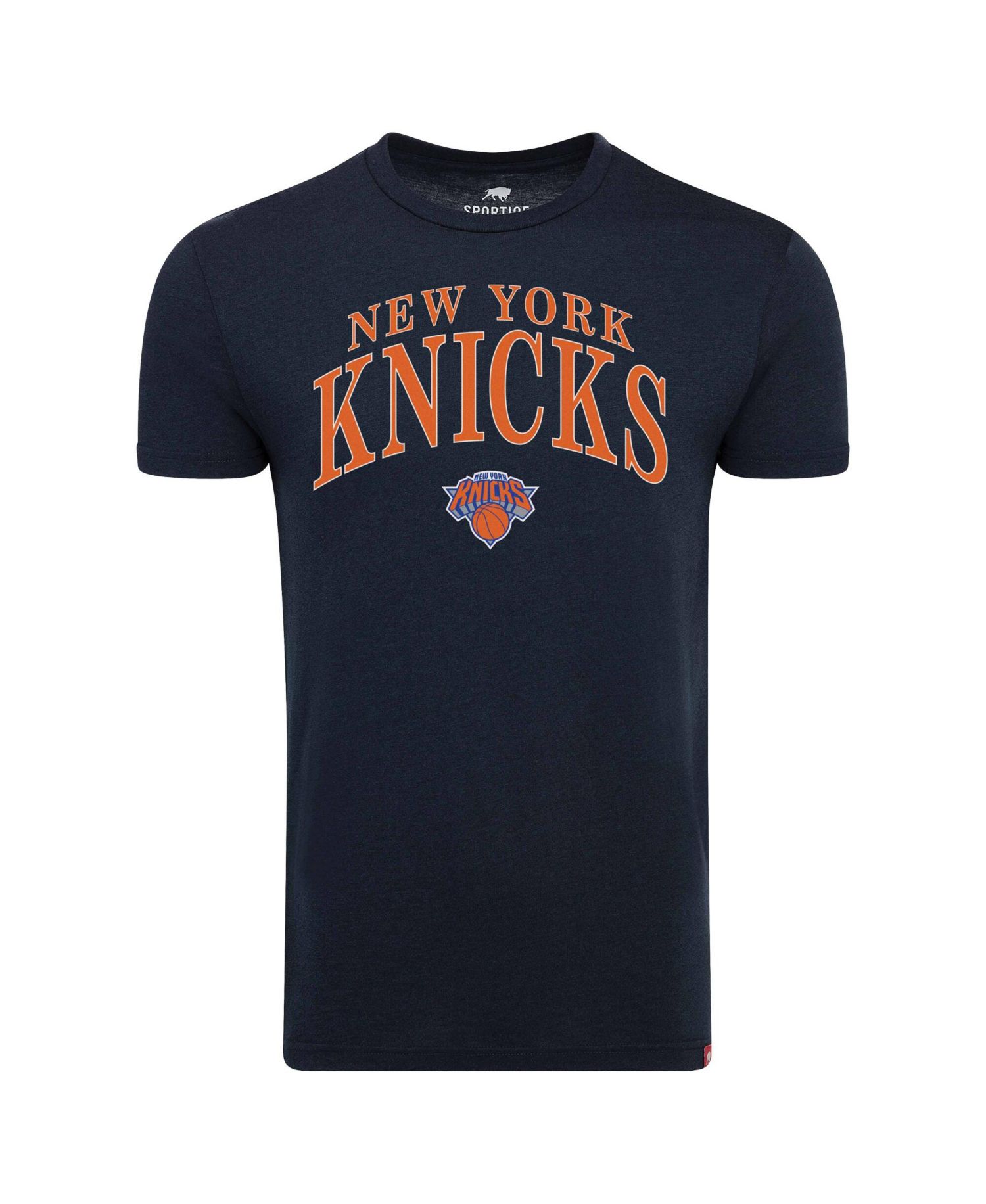 Men's and Women's Navy New York Knicks Comfy Tri-Blend T-Shirt