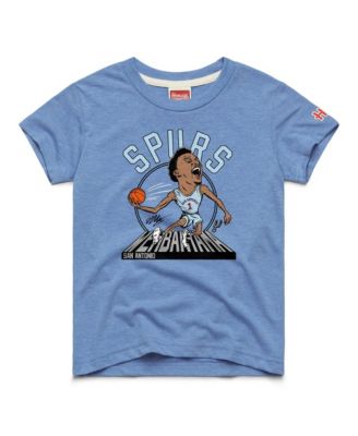 Big Boys and Girls Victor Wembanyama Light Blue San Antonio Spurs Caricature Tri-Blend T-Shirt