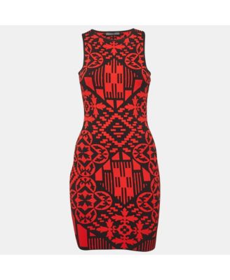 Women's Jacquard Knit Sheath Dress