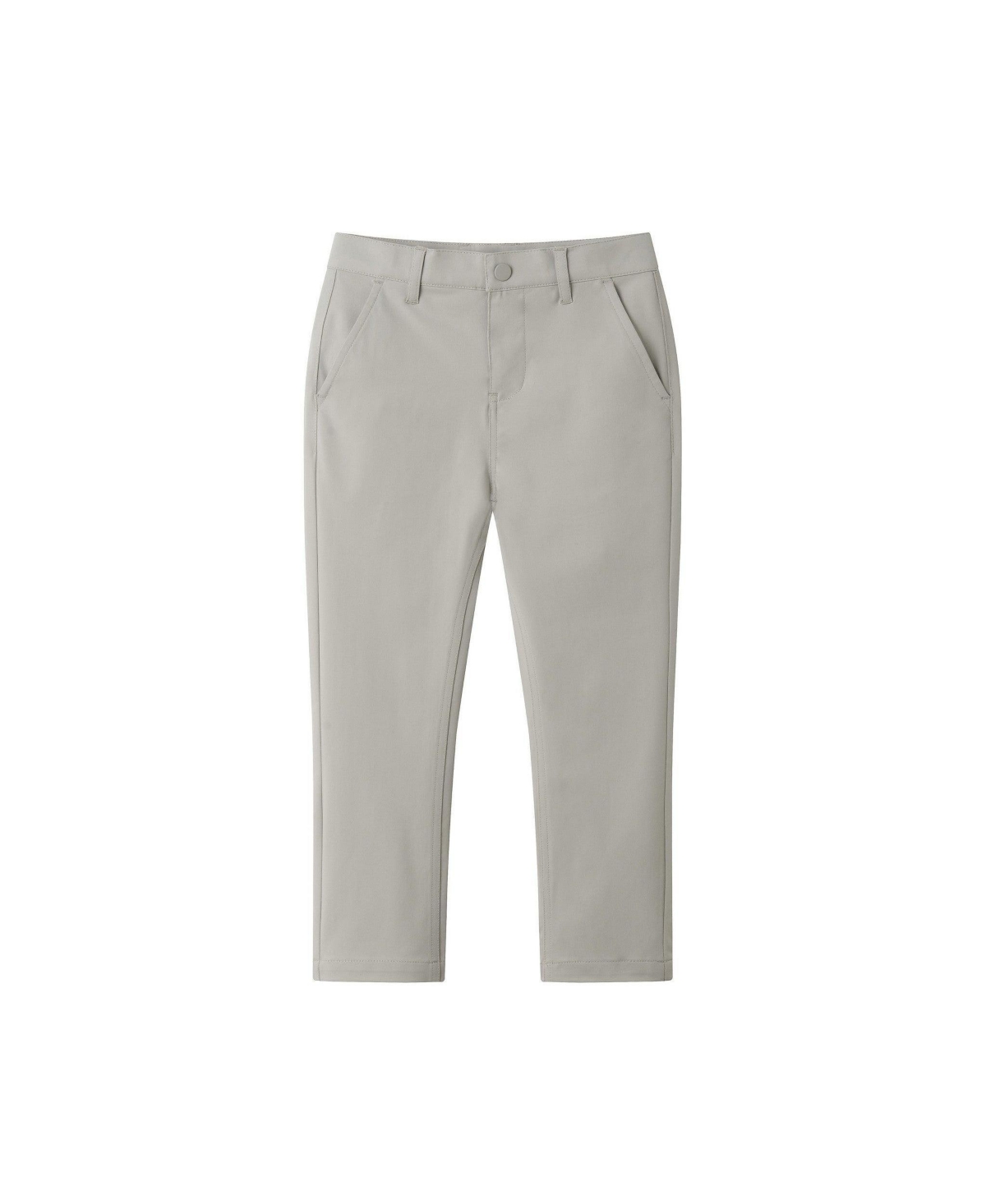 Andy & Evan Little and Big Boys 4T- 5 Navy Motion-Chinos