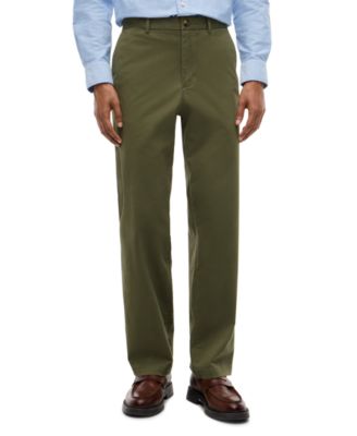 Men's Regular-Straight Fit Stretch Chino Pants