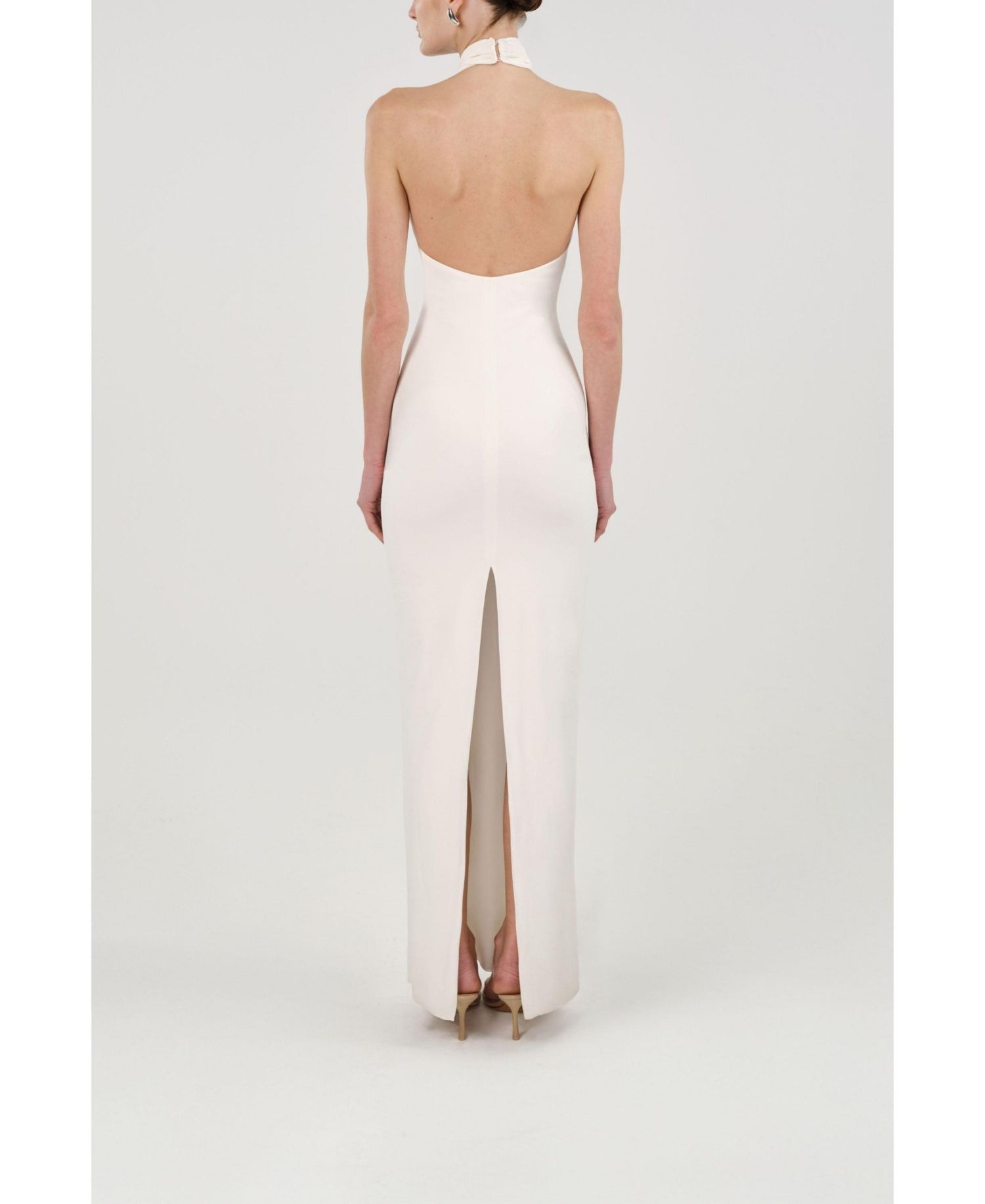 Women's Cut-Out Detail Embellished Maxi Dress