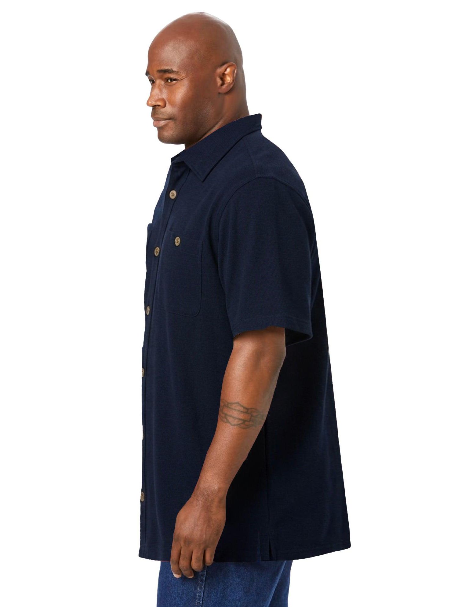 Men's Short-Sleeve Linen Shirt