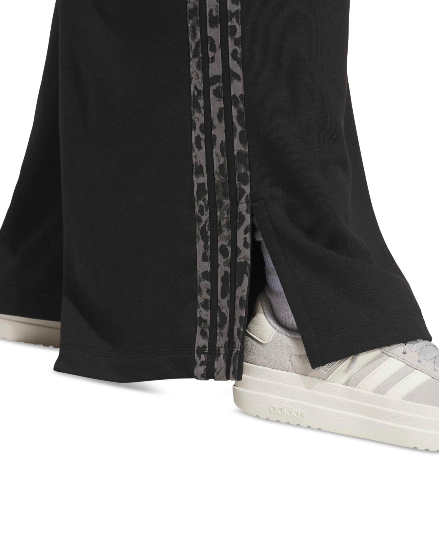 Plus Size Animal Print French Terry Pants