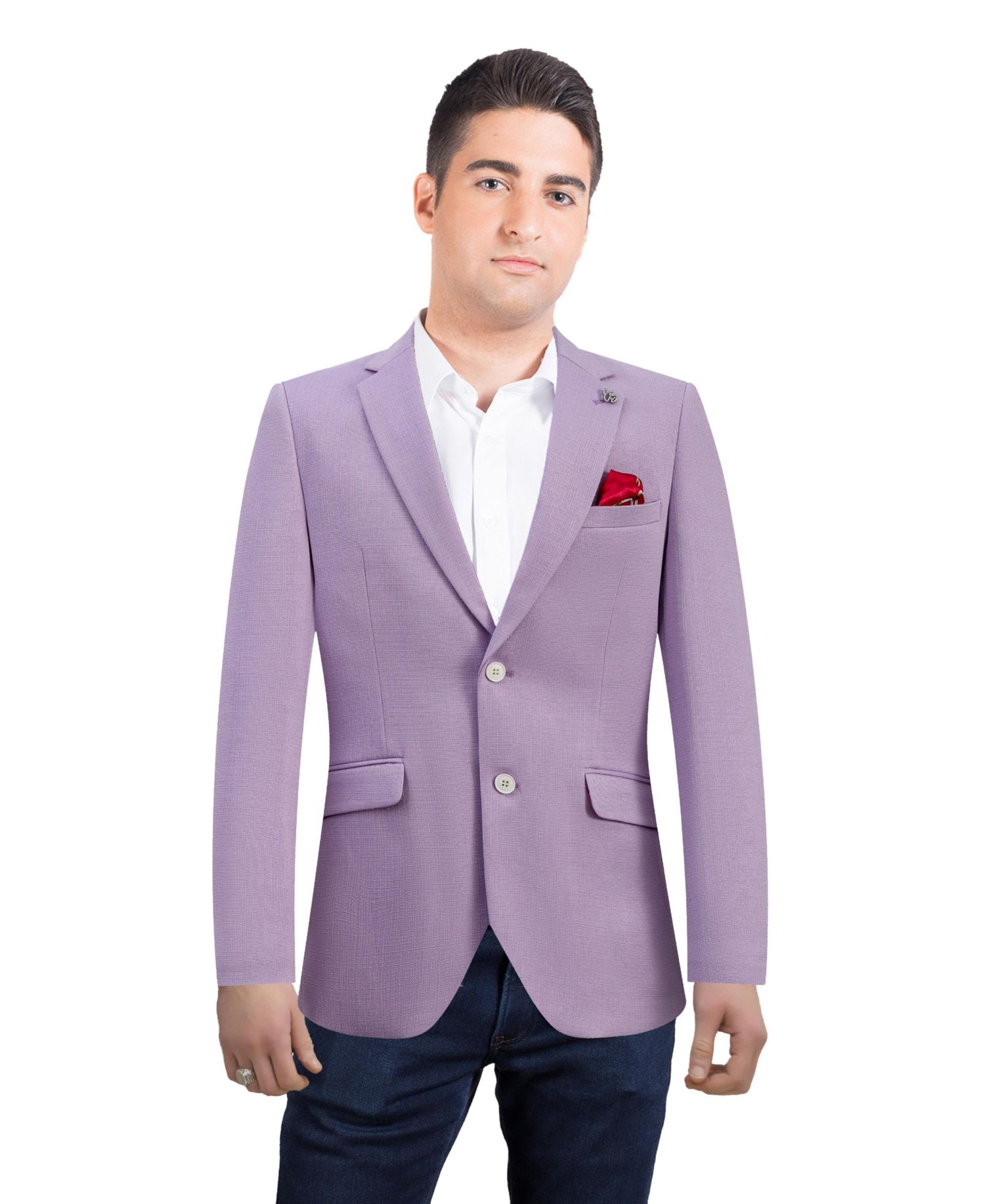 Men's Slim Fit Solid Blazer Sports Coat