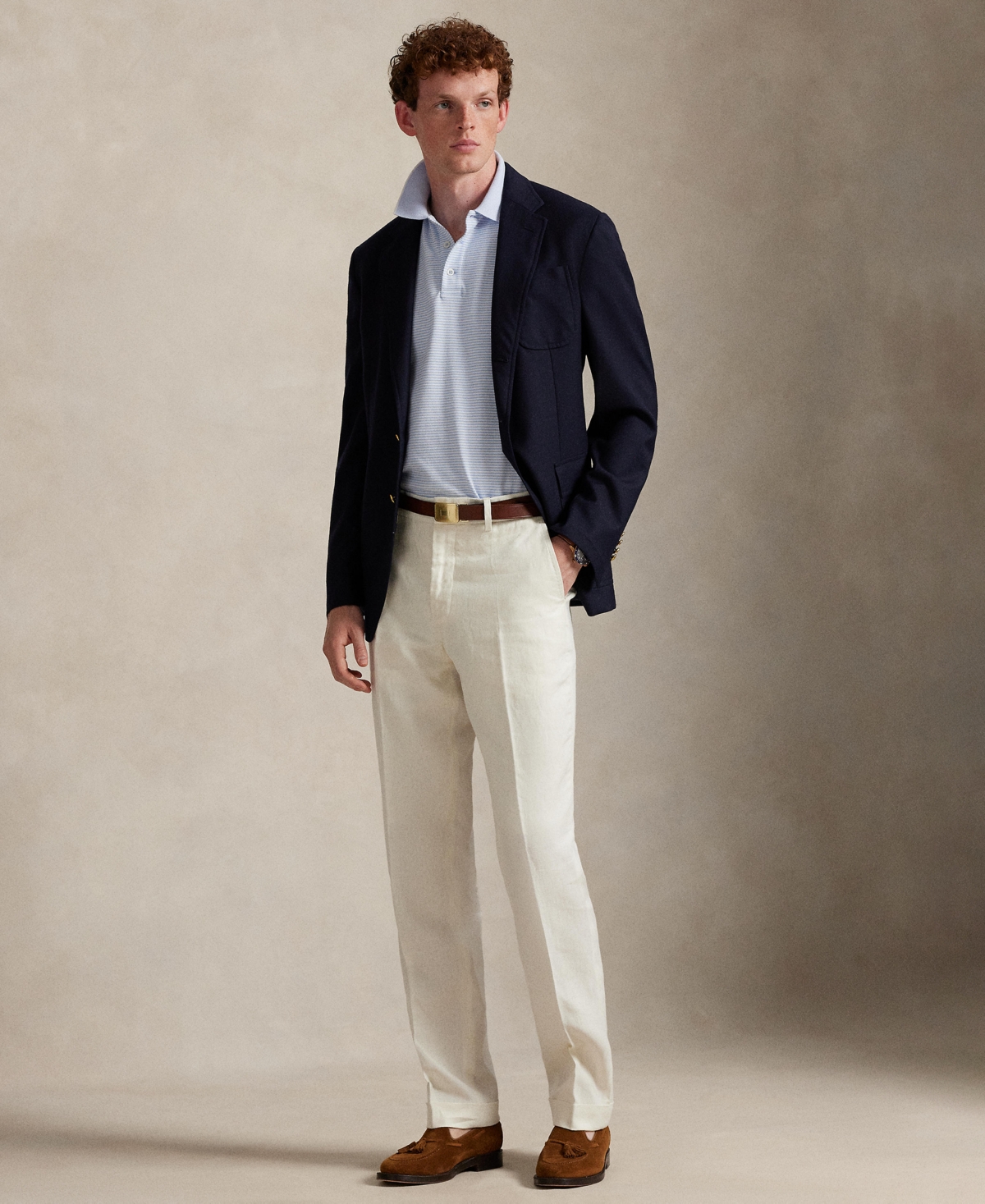 Polo Ralph Lauren Men's Classic-Fit Stretch Oxford Mesh Shirt
