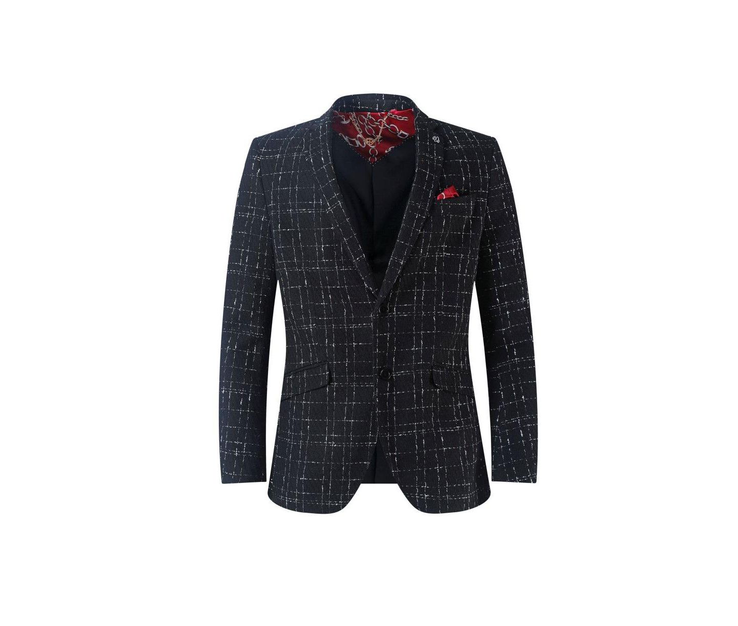 Мужское пальто Elie Balleh Slim Fit Sports Coat, цвет: Чёрный — фото 2