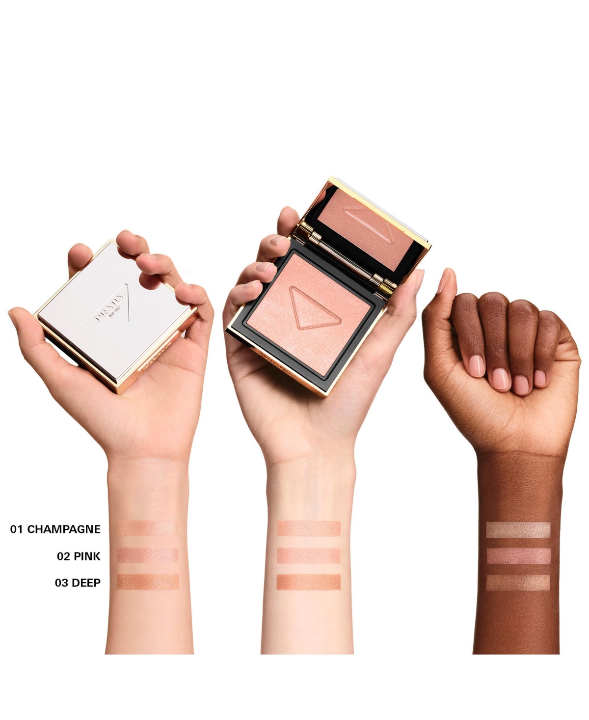 Prada Beauty Light Glowing Highlighter Powder Refill