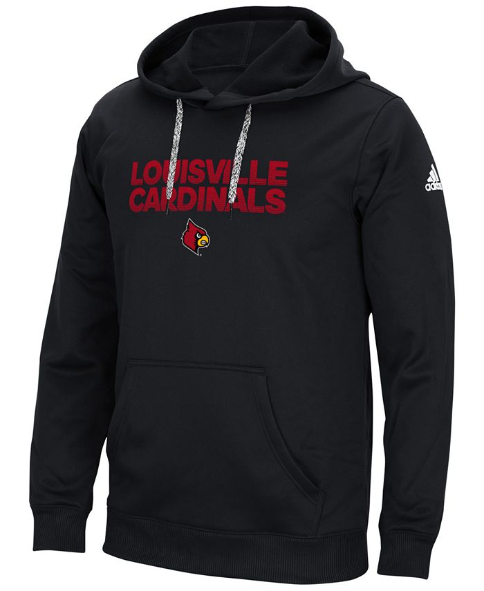 adidas Men's Louisville Cardinals Sideline Hustle Climawarm Hoodie - Macy's