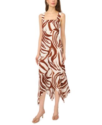 Women's Sleeveless Square Neck Maxi Dress