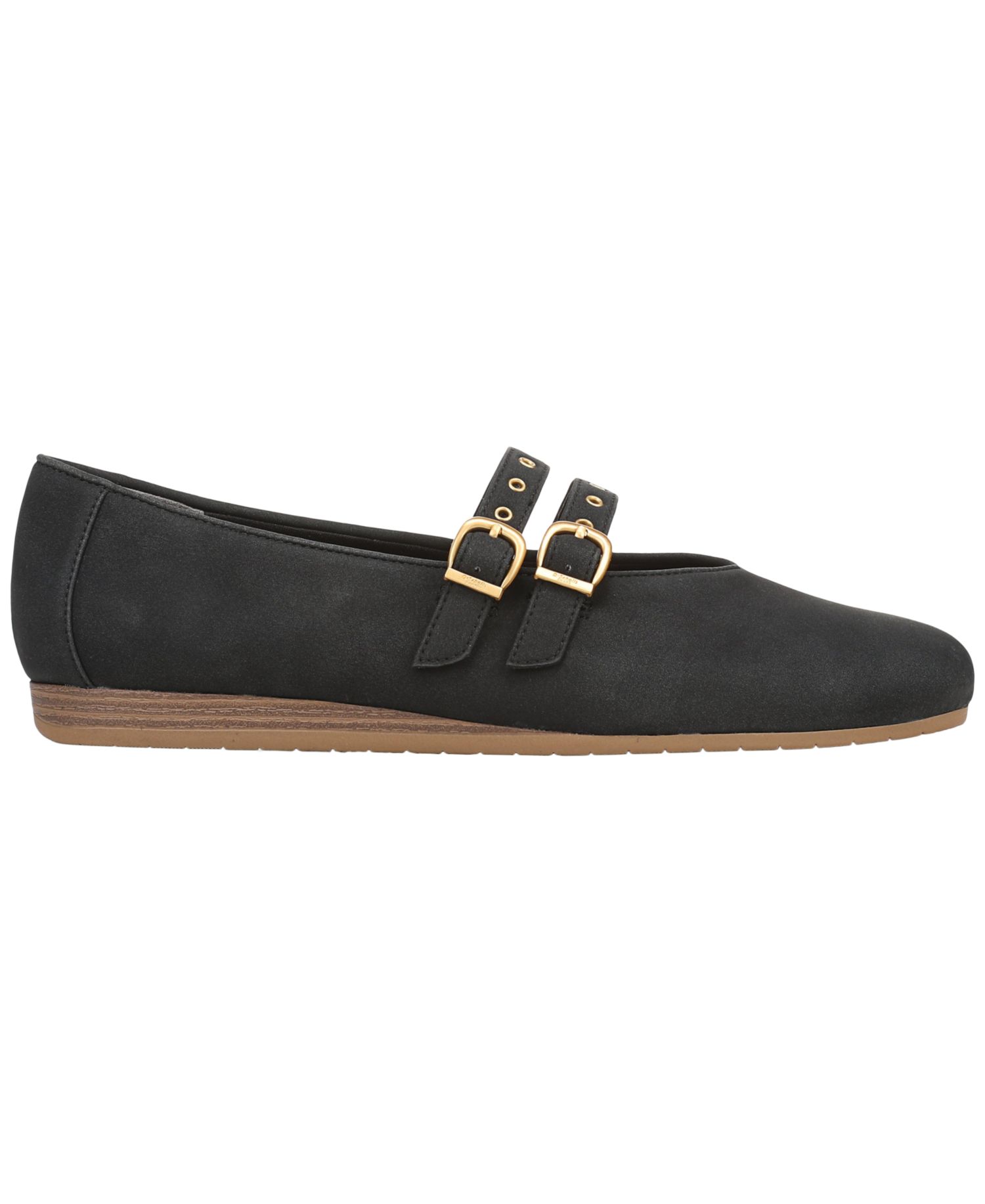 Women's Violet Mary Jane Buckle Flats