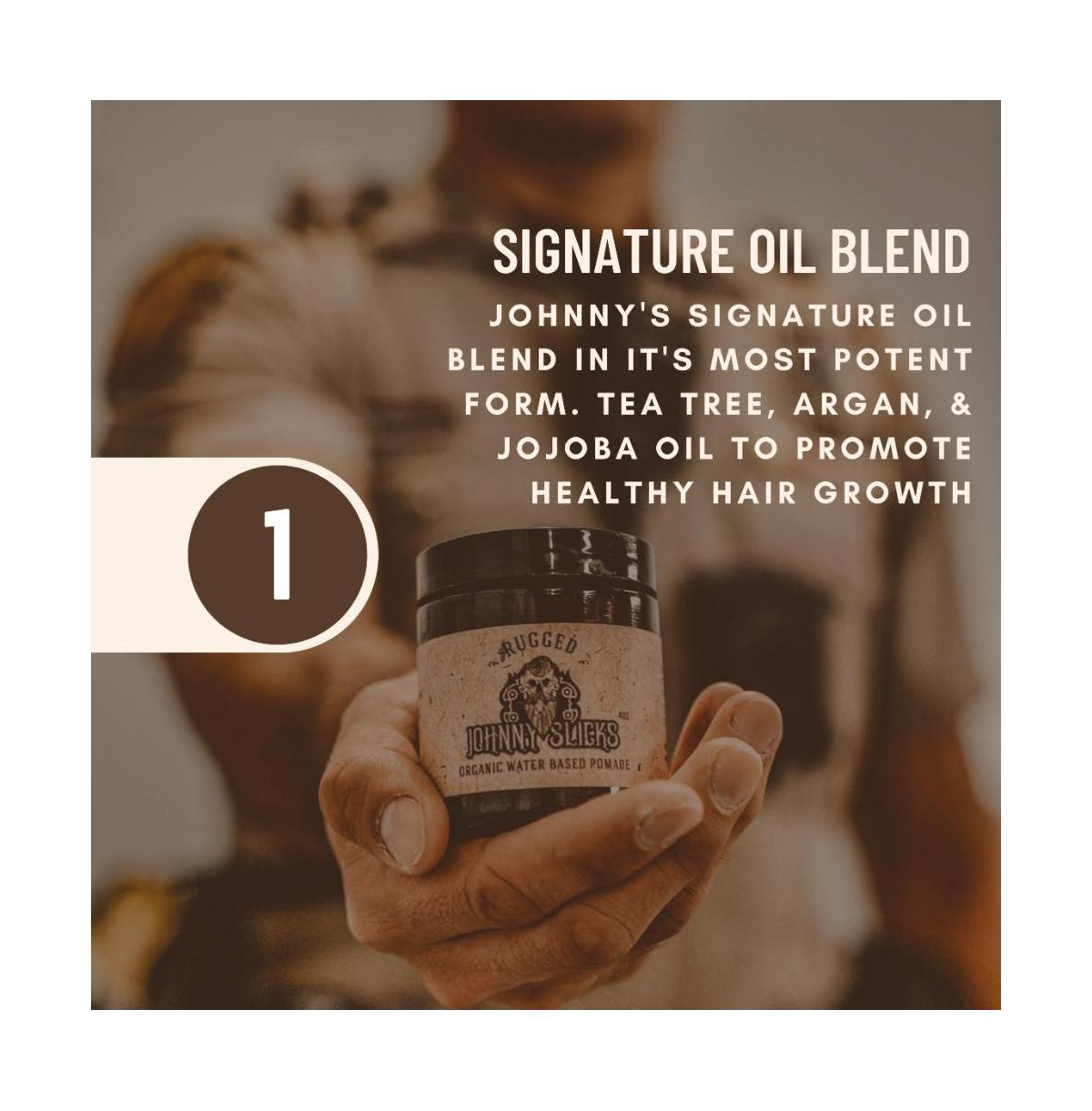 Johnny Slicks Water Based Pomade | Strong Hold and High Shine |4 oz |Original Scent