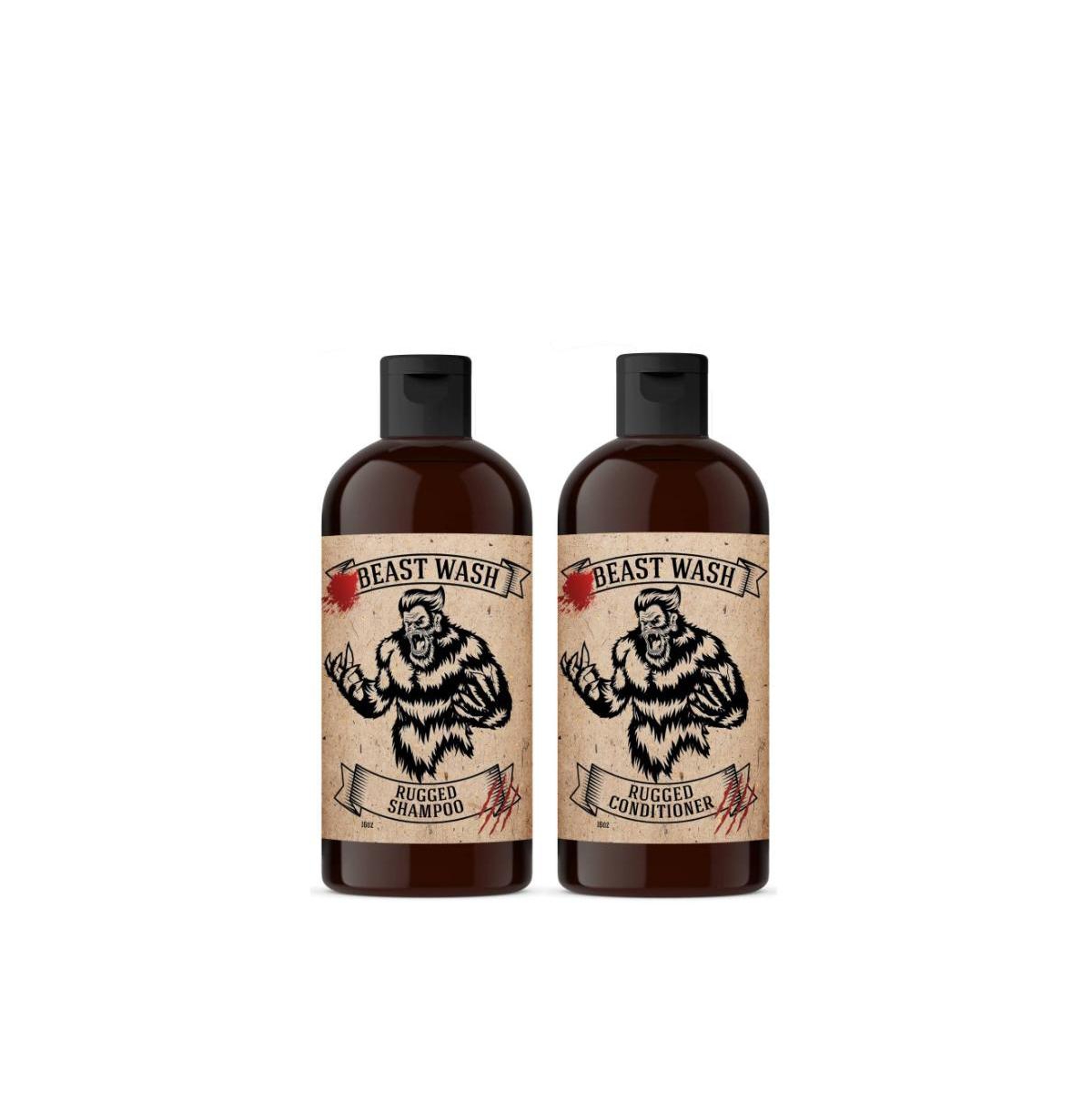 Johnny Slicks Hair Cleaning Kit |Shampoo and Conditioner | 2 Piece Set| Rugged Scent