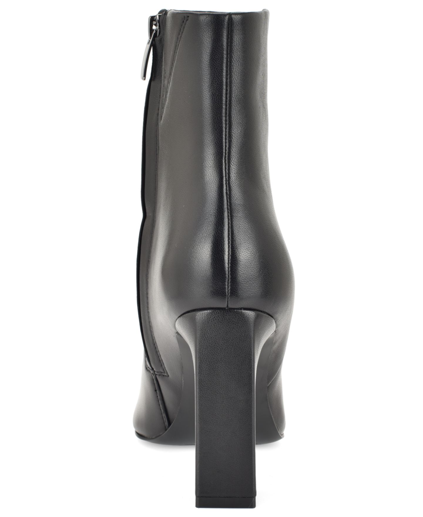 Женские ботинки Nine West Todaye Sculpted Block Heel Booties, цвет: Чёрный кожаный — фото 3