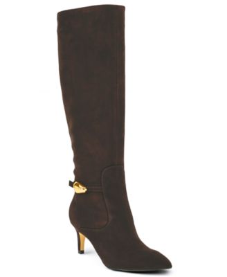 Women's Salla Suede Tall Kitten Heel Boots