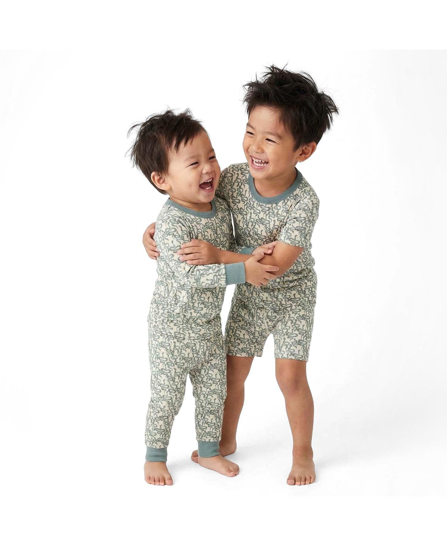 Kids' Fair Trade 100% Organic Cotton Tight Fit Shortie Pajamas Set